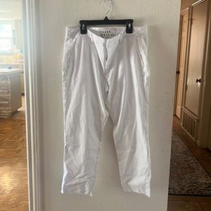 Frank & Eileen white wicklow pants